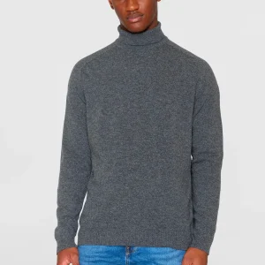 Pull Roll neck wool knit - Knowledge cotton apparel