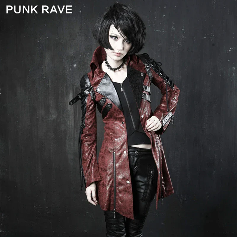 Veste Rouge Gothique PUNK RAVE – Image 4