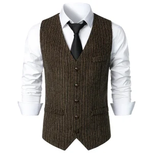 Gilet Sans Manche Homme Vintage