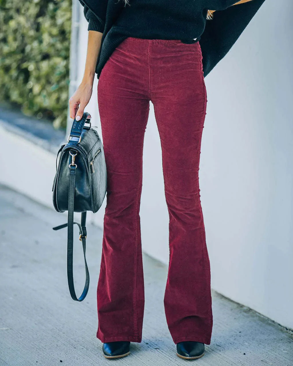 Anna - Pantalon flare taille haute Femme – Image 4