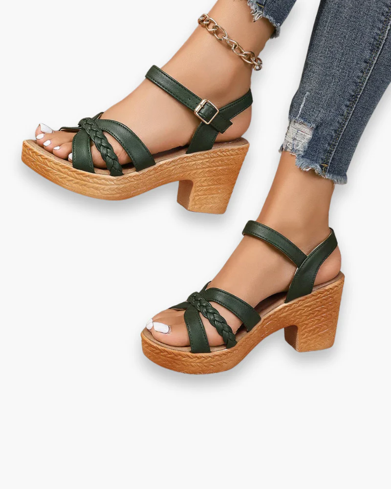 Sandales à talon confort femme | Style plateforme élégant – Image 6