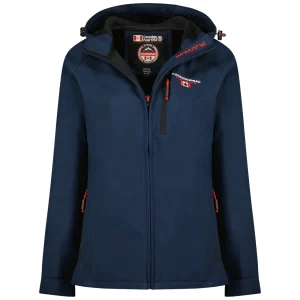 Canadian Peak Tacereak Femme - Veste Softshell Imperméable et Coupe-Vent Resistant Marine