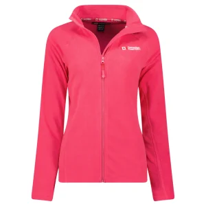 Canadian Peak Tugeak FZ Femme - Polaire Fine Chaude à Zip Automne Hiver FUCHSIA