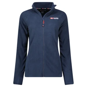 Canadian Peak Tugeak FZ Femme - Polaire Fine Chaude à Zip Automne Hiver MARINE