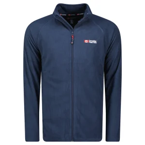 Canadian Peak Tugeak FZ Homme - Polaire Fine Chaude à Zip Automne Hiver MARINE