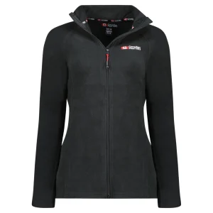 Canadian Peak Tugeak FZ Femme - Polaire Fine Chaude à Zip Automne Hiver NOIR