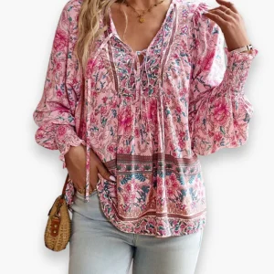 Tunique Boho À Imprimé Pour Femme | Fluide Et Légère