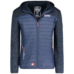 Canadian Peak Uchampion Homme - Polaire Épaisse Chaude à Zip Hiver Doux MARINE