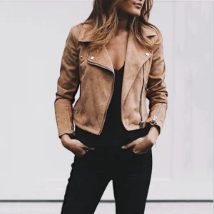 Louise - Veste en cuir femme