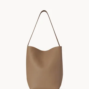 Medium N/S Park Tote Bag in Leather