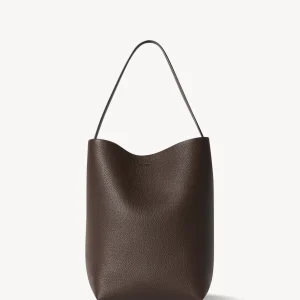 Medium N/S Park Tote Bag in Leather