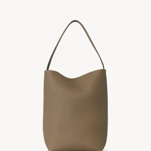Medium N/S Park Tote Bag in Leather