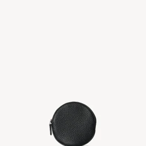 Round Pouch in Leather