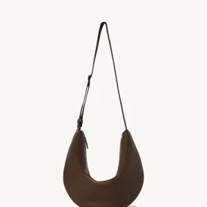 Crossbody Crescent Bag in Leather