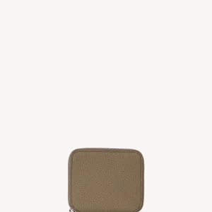 Small Zip Wallet in Leather