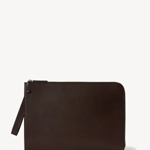 Large Portfolio Wristlet in Leather
