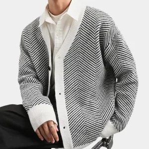 Thomas - Cardigan Décontracté Tricot Homme