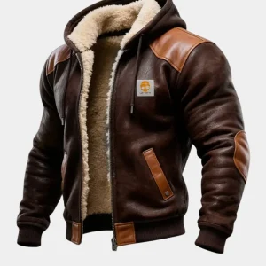 Quentin – Veste homme vintage en daim