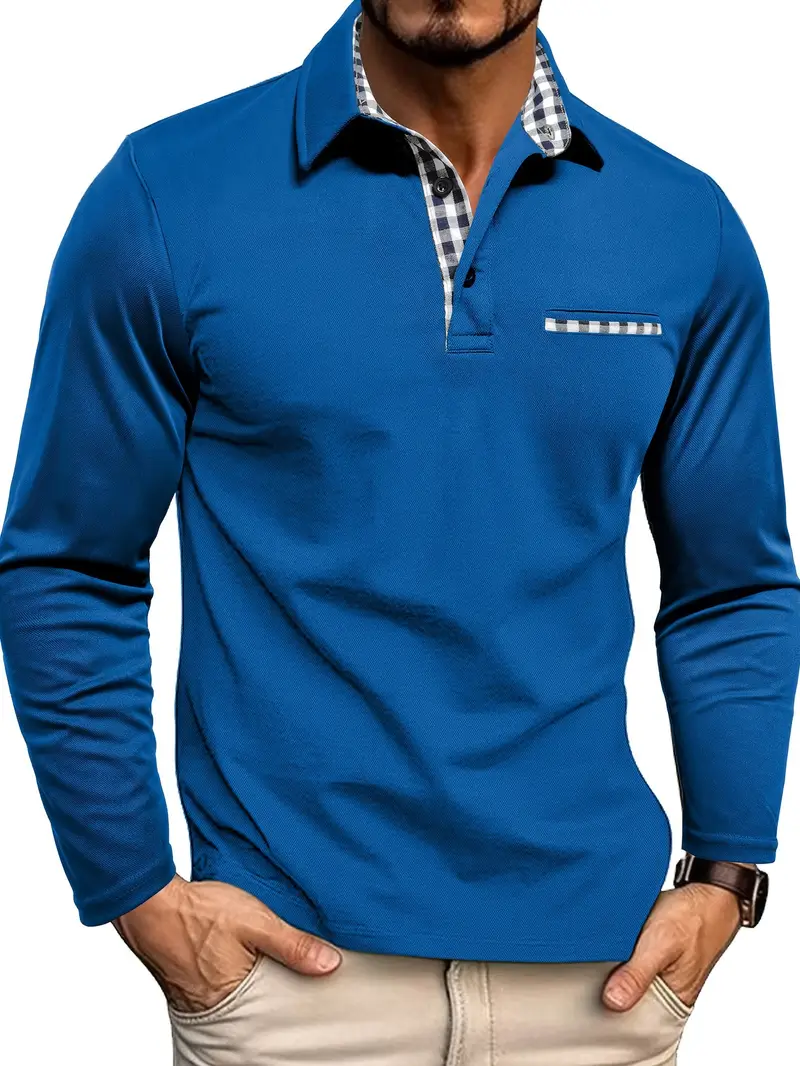 Léo – Polo homme manches longues ajusté – Image 6