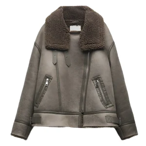 Blouson Aviateur Gris