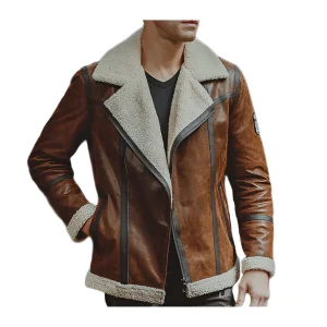 Blouson Aviateur Vintage Daim
