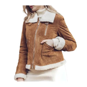 Blouson Bombardier Daim