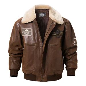 Blouson Cuir Pilote de Chasse