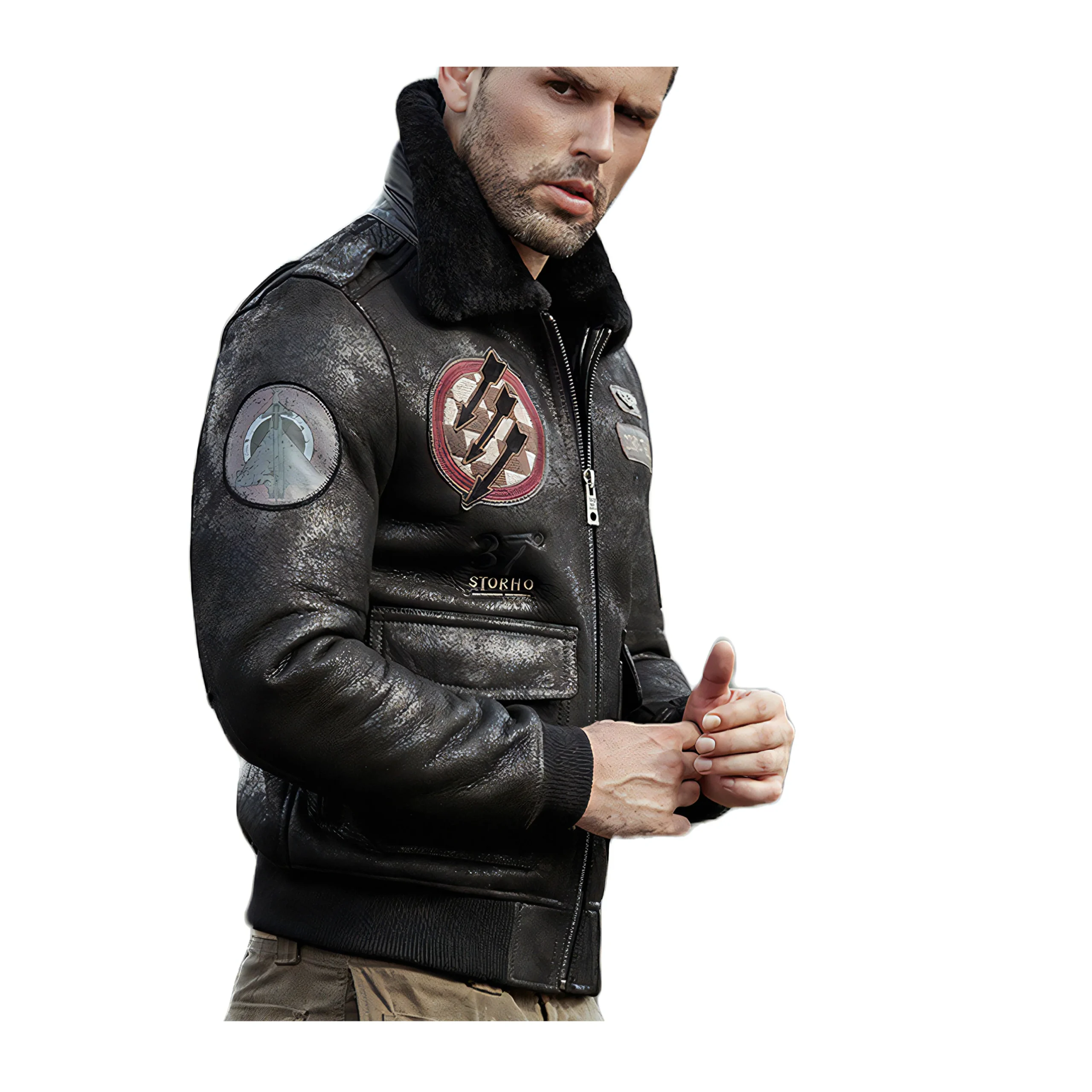Blouson Aviateur Mouton – Image 4