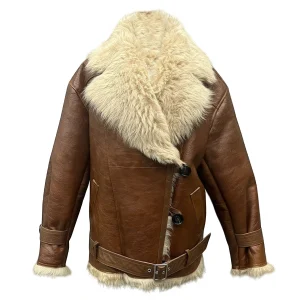 Bombardier Cuir Femme Fourrure