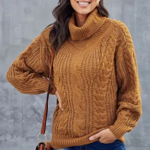 Céleste - Pull Oversize Femme Maille Torsadée - Tendance