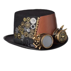 Chapeau Steampunk Spikes et Engrenages