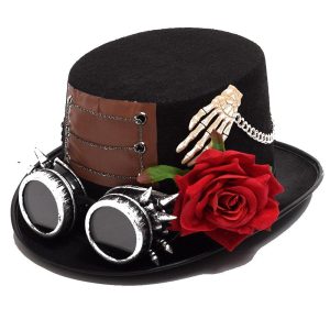 Chapeau Steampunk Squeleton