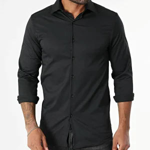 Chemise Noir Slim fit