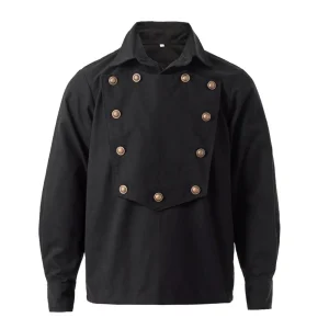 Chemise Steampunk Noire Homme