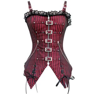 Corset Steampunk Rouge
