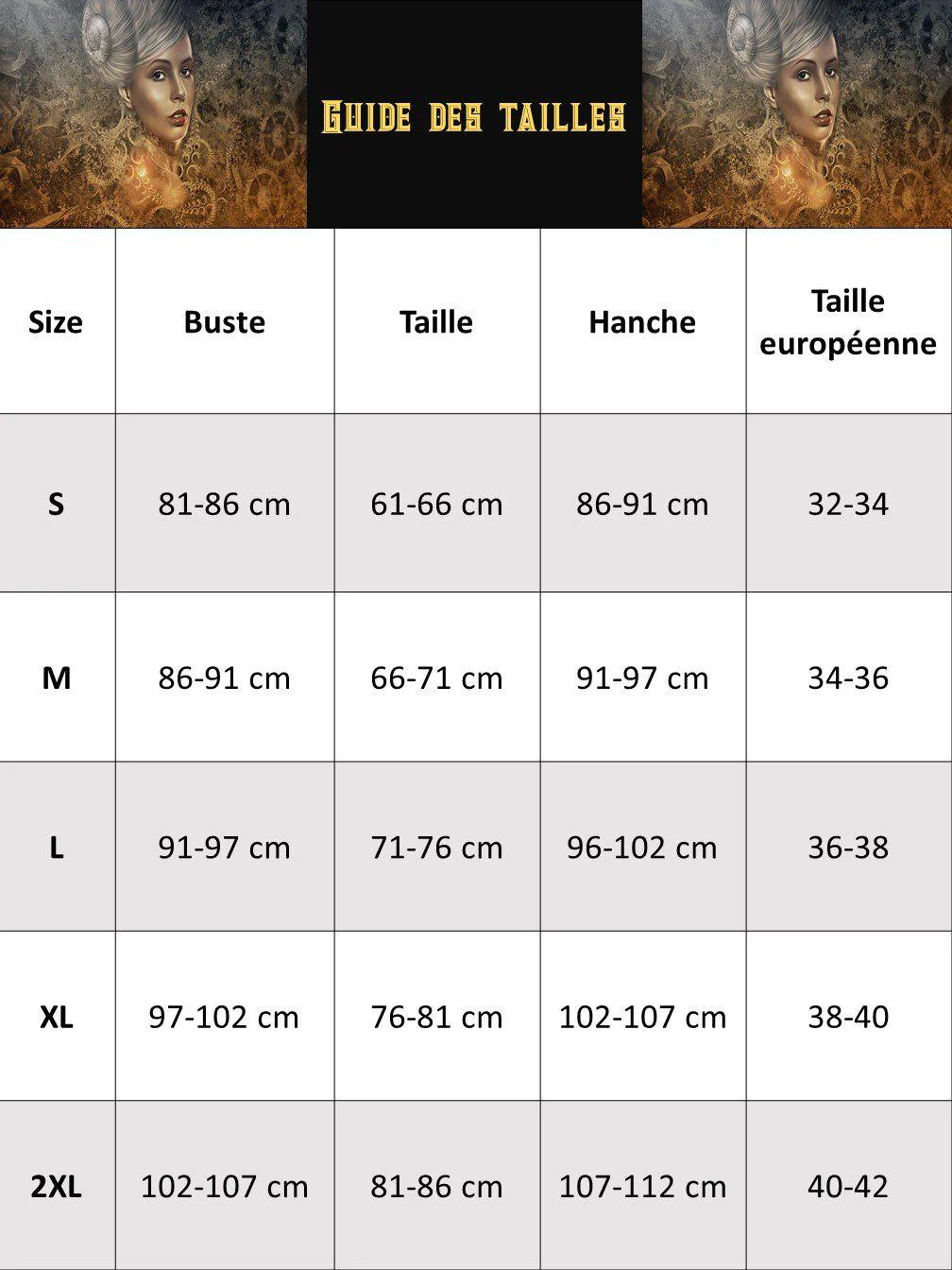 Corset Steampunk Rouge – Image 4