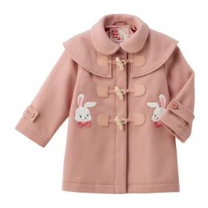 MANTEAU ROSE EN LAINE CHIECO SAKU