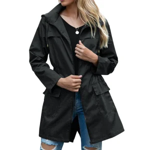 Louise - Veste De Pluie Automnal Avec femme