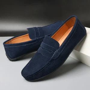 Julien - Mocassins Daim Raffinés Homme
