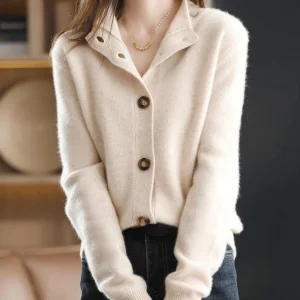 Eva - Cardigan Cachemire Doux Femme