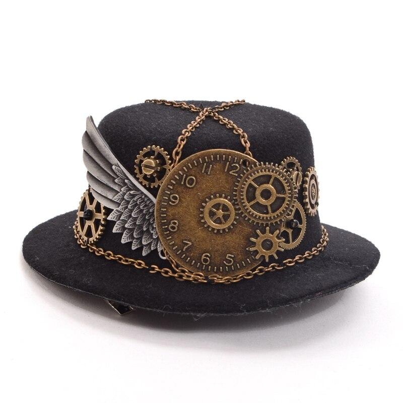 Chapeau Steampunk Engrenage Aillé