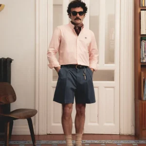 Emilio Shirt En Coton- POMPEII