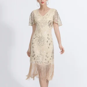 Robe Année 20 Avec Manches