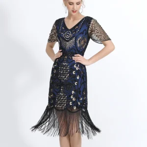 Robe Charleston Bleu Marine