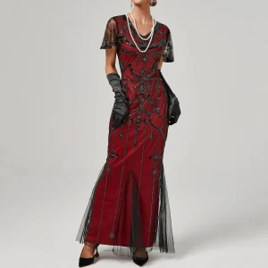 Robe Année 20 Rouge