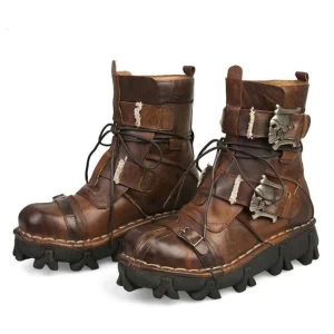 Steampunk Biker Boots