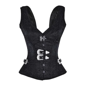 Steampunk Black Corset