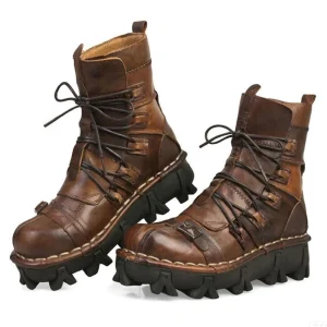Steampunk Motorcycle Boots