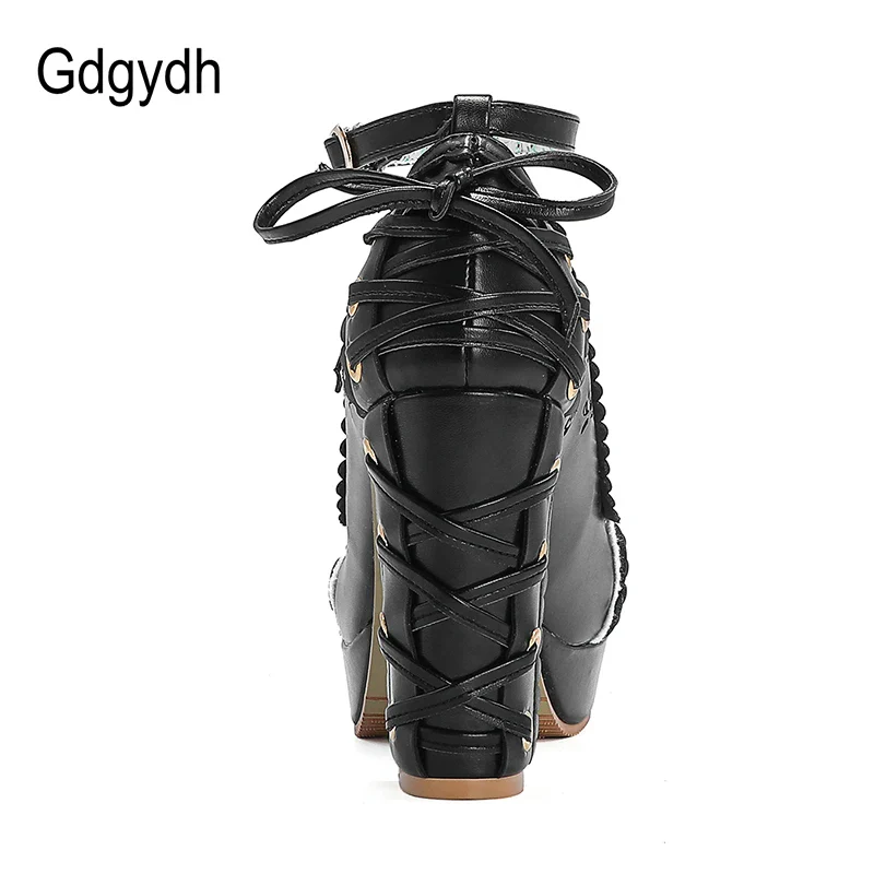 Chaussure gothique été noir – Image 4
