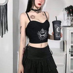 Jupe gothique courte femme
